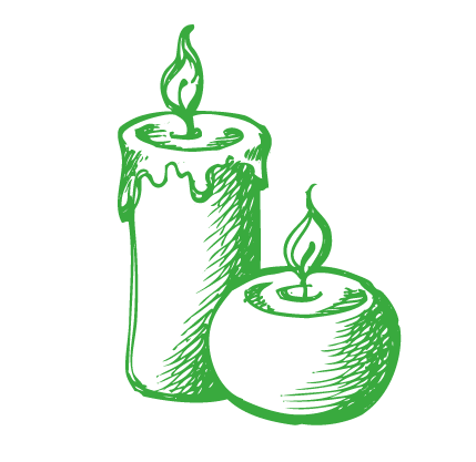 Geurkaars voor ontspannende sfeer in massagesalon Leeuwarden